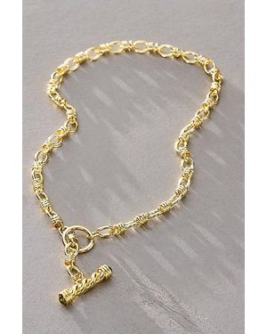 Daisy London X Free People Alice T-Bar Necklace - Grey