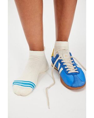 American Trench Hidden Stripe Socks By - Blue