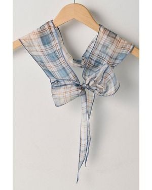 Free People Tilly Skinny Silk Convertible Scarf - Gray