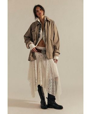 Free People Easy That Canvas Jacket - Natural