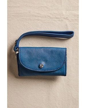 Free People Leather Bag Lanyard - Blue
