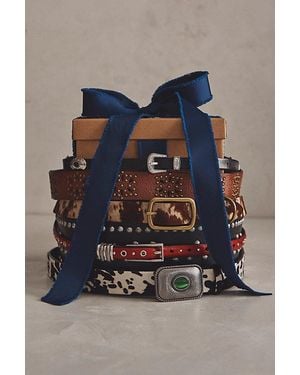 Free People City Rancher Belt - Blue