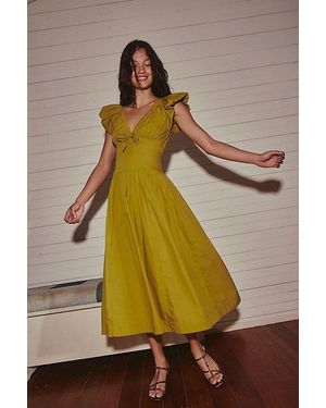 Free People Bring The Bubble Midi Dress - Multicolor