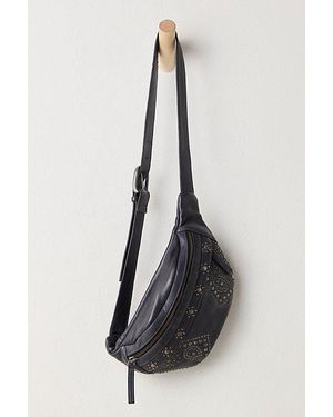 Free People Ana Adorned Sling Bag - Black