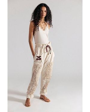 Free People Rockaway Pull-On Craft Trousers - Natural