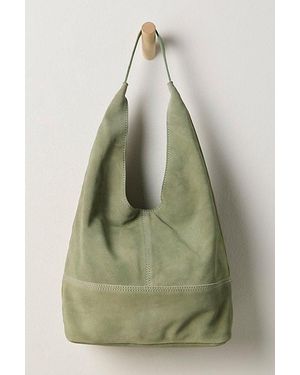 Free People Harlow Suede Shoulder Bag - Green