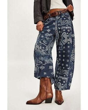 Free People Cat Nap Cowboy Boots - Blue