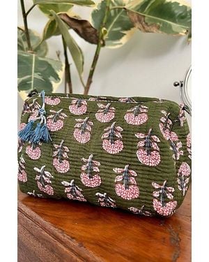 Be Deva Chandini Cosmetic Bag - Green