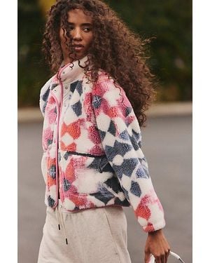 Fp Movement Hit The Slopes Printed Fleece Jacket - Multicolor