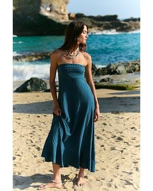 Free People Sadie Striped Midi Dress | Lyst
