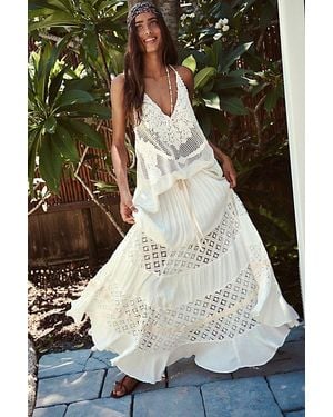 free-est Swept Away Maxi Skirt By - Brown