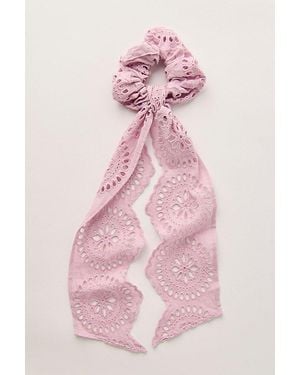 Free People High Sky Pony Scarf - Pink