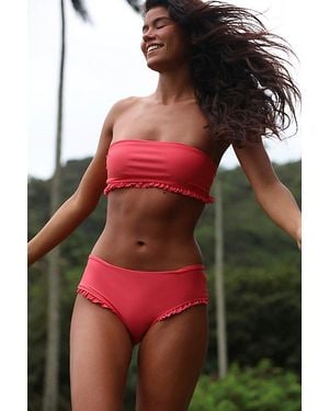 Aila Blue Isla Bikini Bottoms - Red