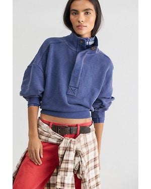 Free People Timeless Pullover - Blue