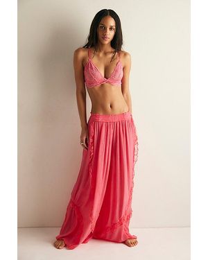 Free People Ready For More Pants - Red