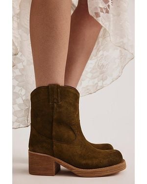 Jeffrey Campbell Sleepy Cowboy Ankle Boots By - Blue
