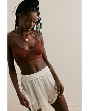 Intimately By Free People Heirloom Seamless Bralette By - Brown