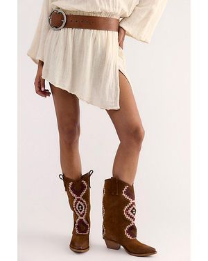 Free People Day Trip Western Boots - Natural