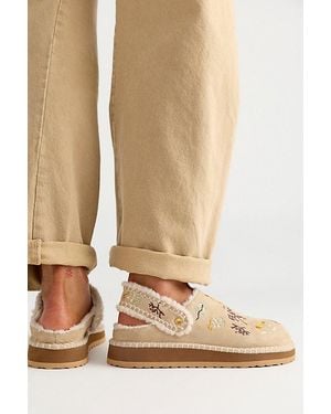 Free People Secret Garden Mules - Natural