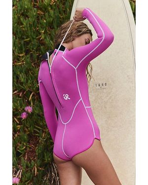 Inner Relm Lagoon One-Piece Spring Suit - Pink
