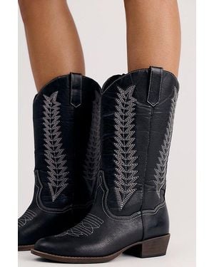 Matisse Appaloosa Vegan Western Boots By - Black