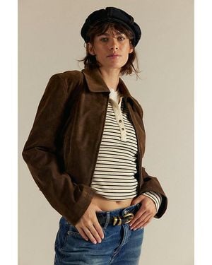 Free People River Vegan Jacket - Brown