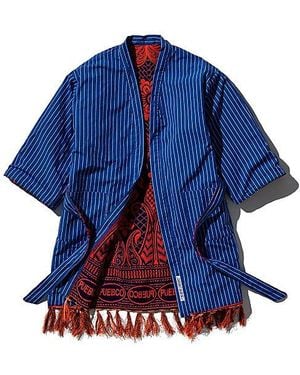 Puebco Rug Fabric Reversible Gown - Blue