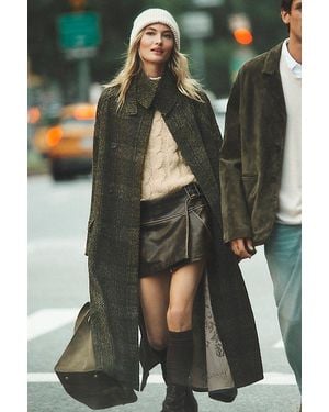 Free People Crovie Coat Jacket - Green