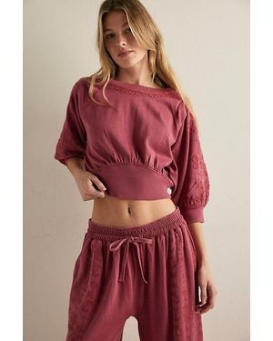 Free People Feeling Special Pullover - Red