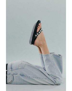 Vicenza Perth Studded Thong Sandals - Blue