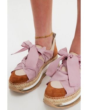 Free People Chapmin Espadrille Sneakers - Pink
