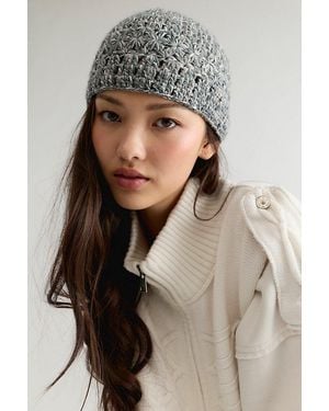 Free People Peggy Knitted Cap - Blue
