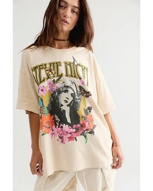 Daydreamer Stevie Nicks Collage Tee - Natural