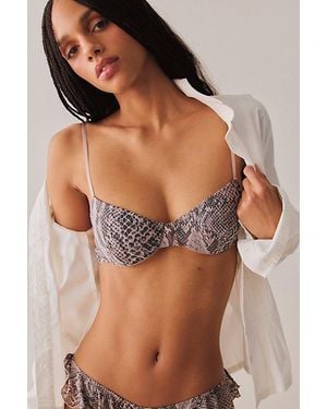 Only Hearts Snake Charmer Underwire Bra - Black