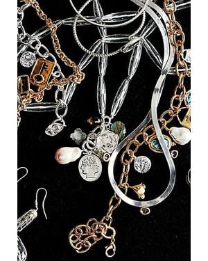 Chan Luu Quartz Dangle Necklace - Black
