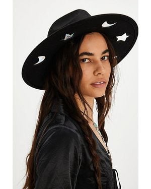 Free People Forever Western Wool Hat - Black