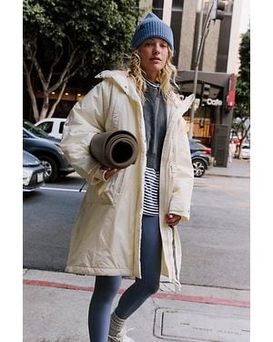 Fp Movement Rainy Day Rituals Maxi Puffer - Blue