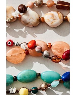 Free People Storm Chunky Stone Choker - Natural