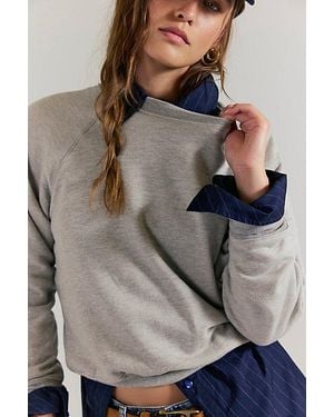 Free People Sonny Sweatshirt - Grey