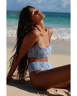 Aila Blue Alice Bikini Top - Multicolor