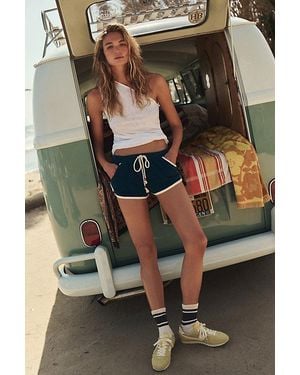 Free People Mono Stripe Crew 2 Pack Socks - Blue