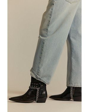 Free People Aiden Chain Boots - Blue