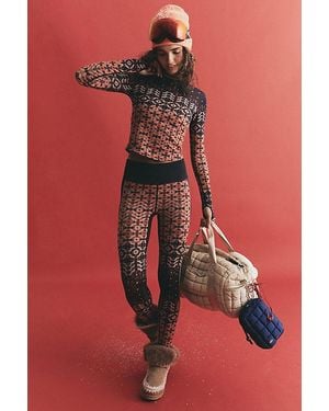 Fp Movement Myoko Jacquard Base Leggings - Blue