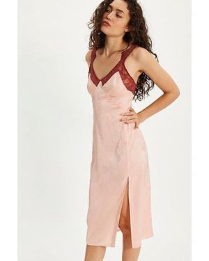 Intimately By Free People Tell Me Why Midi Slip - Multicolour