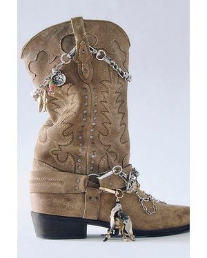 Free People Braided Boot Swag - Brown