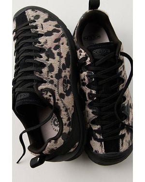 Keen Jasper Animal Print Sneakers - Black