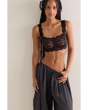 Intimately By Free People Last Dance Square Bralette - Black