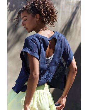 Fp Movement My Time Lace Tee - Blue