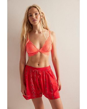 Free People Come Over Boxer - Red
