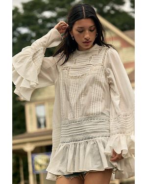 Free People Better Horizons Mini Dress - Natural